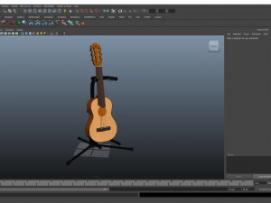 yamaha classical guitar gl1 with stands 3D-Modell