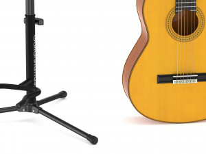yamaha classical guitar gc12s with stands 3D मॉडल