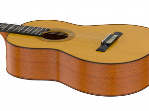 yamaha classical guitar gc12s with stands 3D मॉडल