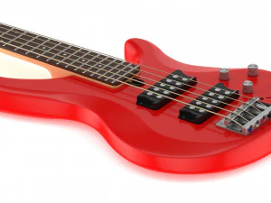 yamaha basses guitar trbx305 with stands 3D Model