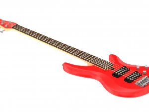 yamaha basses guitar trbx305 with stands 3D Model