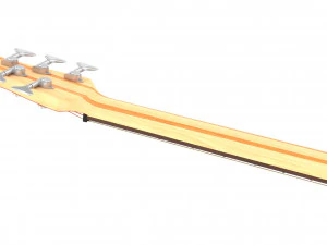 yamaha basses guitar trbx305 with stands 3D Model