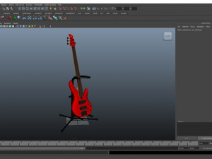 yamaha basses guitar trbx305 with stands Modelo 3D