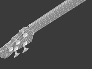 yamaha basses guitar trbx305 with stands 3D Model
