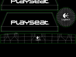 playseat driving simulator seat 3D Model
