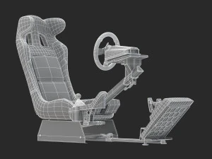 playseat driving simulator seat 3D Model