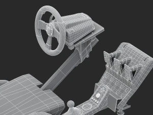 playseat driving simulator seat 3D Model