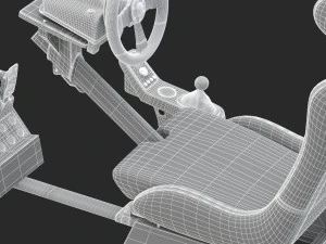 playseat driving simulator seat 3D Model