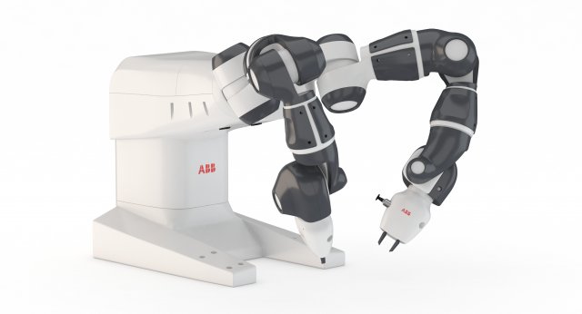 3d abb yumi industrial robot Model 3D .c4d .max .obj .3ds .fbx .stl .blend 