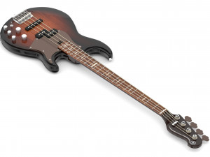 yamaha basses guitar bb734a with stands 3D Model
