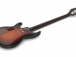 yamaha basses guitar bb734a with stands 3D Model