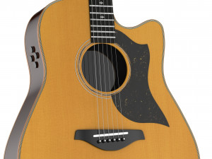 yamaha acoustic guitar a5r are with stands Model 3D