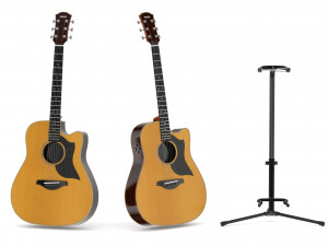 yamaha acoustic guitar a5r are with stands Model 3D