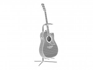yamaha acoustic guitar a5r are with stands Model 3D