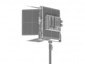 660 led video light photography Modelo 3D