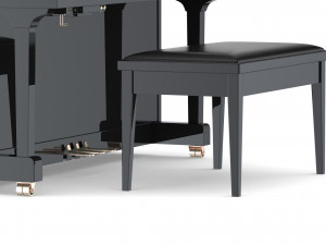 piano yamaha transacoustic yus5 ta2 3D Model