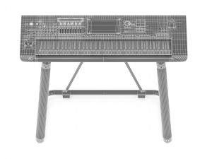 yamaha digital and arranger workstations genos 3Dモデル