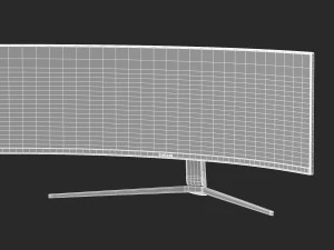 samsung odyssey g9 model 3D Model