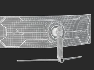 samsung odyssey g9 model 3D Model