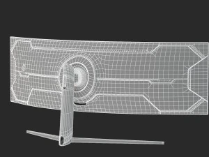samsung odyssey g9 model 3D Model
