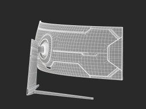 samsung odyssey g9 model 3D Model