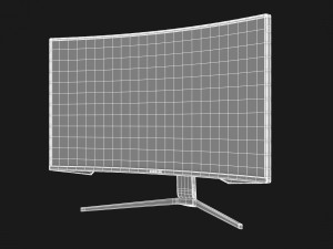samsung odyssey g7 3D 模型