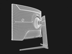 samsung odyssey g7 3D 模型