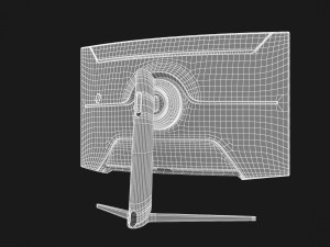 samsung odyssey g7 3D 模型