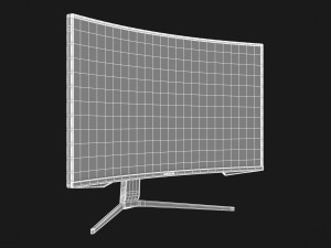 samsung odyssey g7 3D 模型