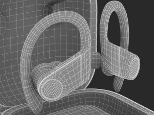 3d powerbeats pro 3D Model