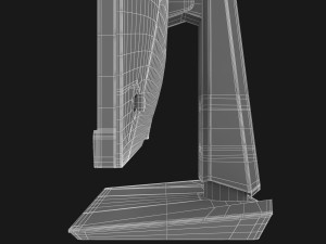 3d msi optix mag272qr model 3D-Modell