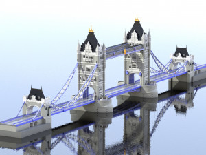 bridge london tower 3D Model