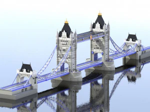 bridge london tower 3D Model