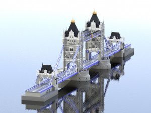 bridge london tower 3D Model