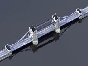 bridge london tower 3D Model