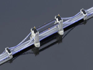 bridge london tower 3D Model
