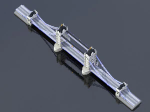 bridge london tower 3D Model