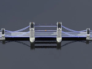 bridge london tower 3D Model