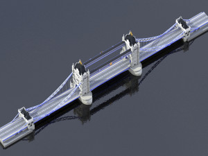 bridge london tower 3D Model