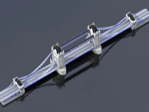 bridge london tower 3D Model