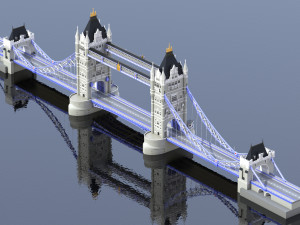 bridge london tower 3D Model