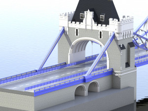 bridge london tower 3D Model