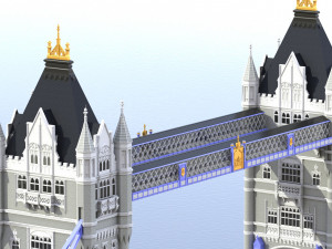 bridge london tower 3D Model