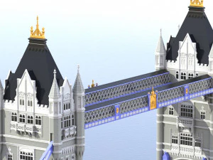 bridge london tower 3D Model