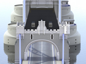 bridge london tower 3D Model