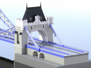 bridge london tower 3D Model