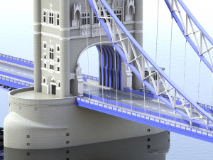 bridge london tower 3D Model