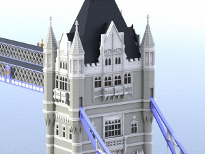 bridge london tower 3D Model