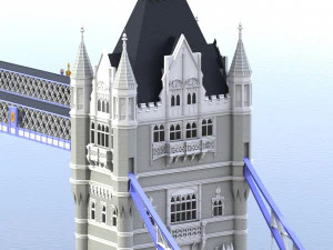bridge london tower 3D Model