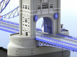 bridge london tower 3D Model